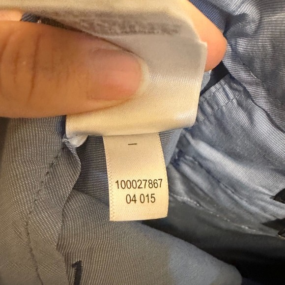 Brooks Brothers 346 Shorts Mens W33 Blue Chino Lightweight Advantage Pleated - Picture 6 of 6